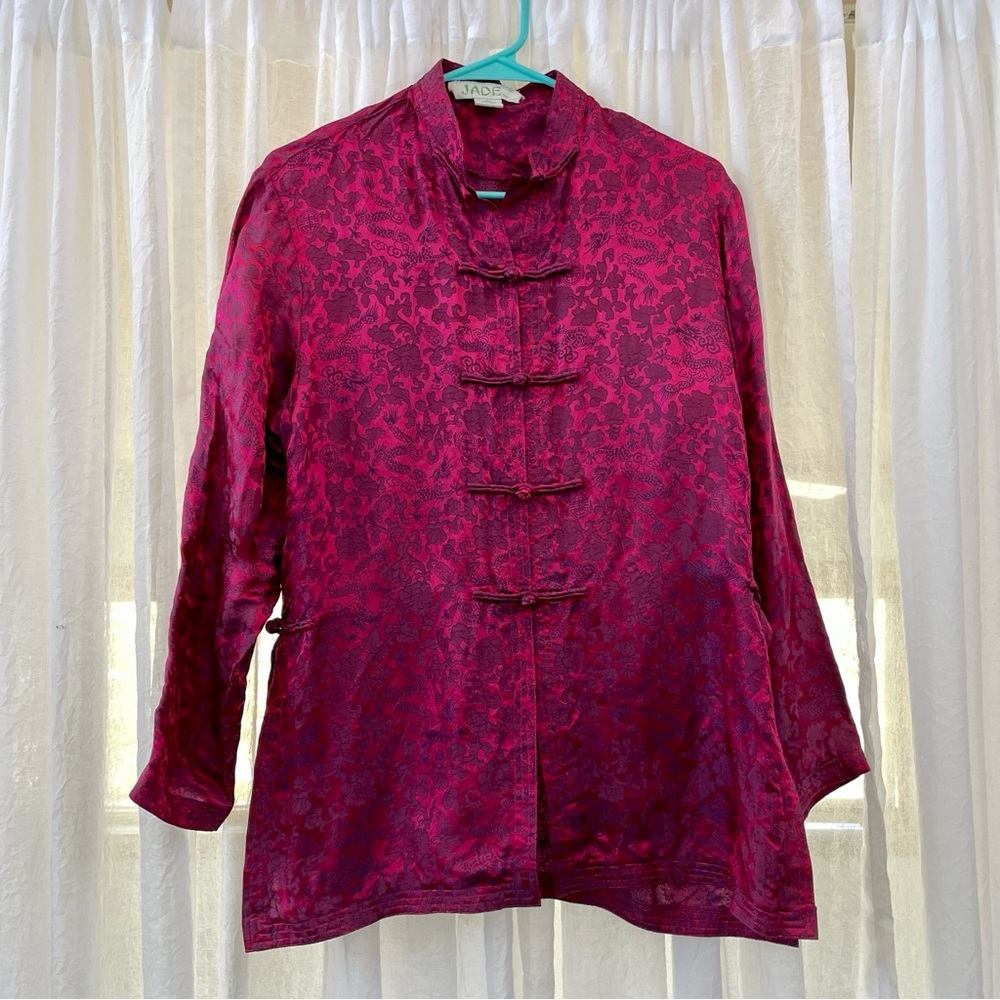 100% Silk Vintage Chinese Tunic
